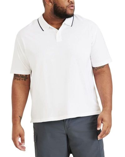 Dockers Short Sleeve Perfect Performance Polo - White