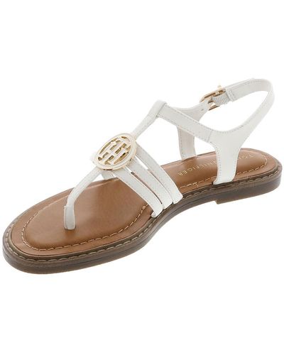 Tommy Hilfiger Brailo Flat Sandal - White