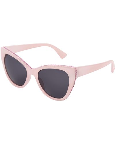 Betsey Johnson Fashionista Cateye Sunglasses - Pink