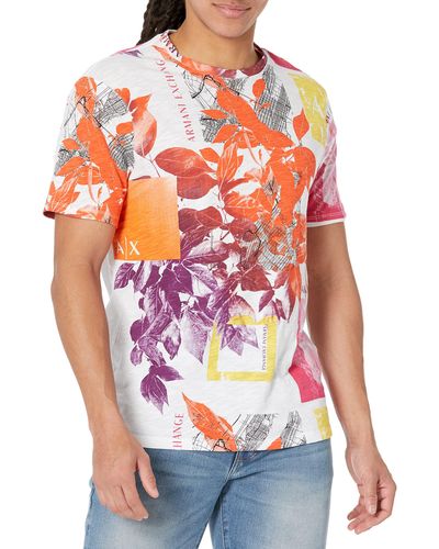 Emporio Armani A | X Armani Exchange Allover Printed Shirt - Multicolor