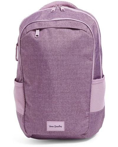 Vera Bradley Recycled Lighten Up Reactive Grand Backpack - Purple