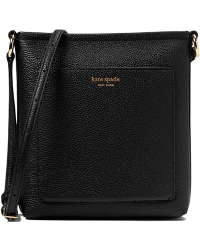 Kate Spade Ava Pebbled Leather Swingpack - Black