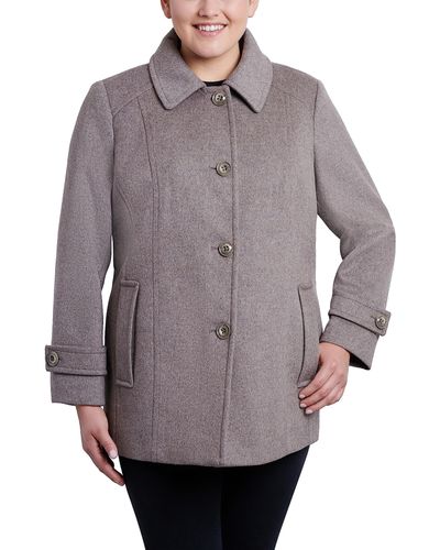 Plus Size Wool Coats for Women - Up to 78% off