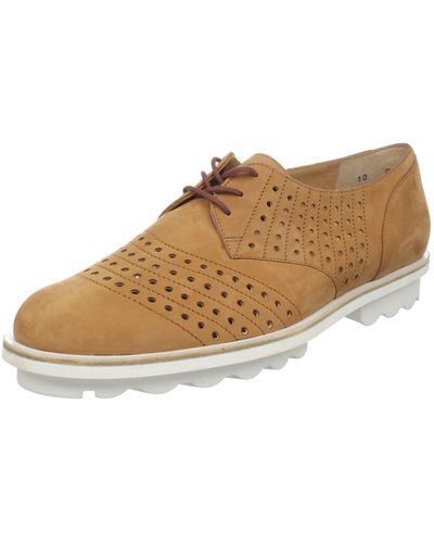 Robert Clergerie Wham Oxford,amber Nubuck,6.5 M Us - Multicolor