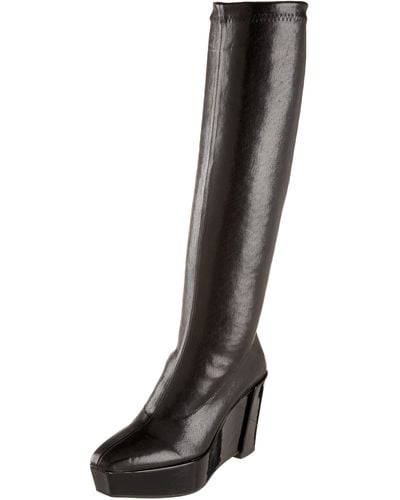 Robert Clergerie Haria Boot,black Leather,8.5 B