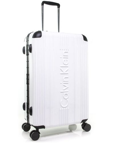 Calvin Klein Fulton Hardside Spinner Luggage - White
