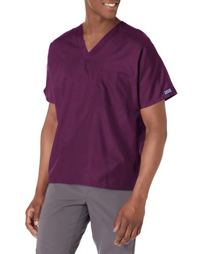CHEROKEE & Scrubs Top Workwear Originals V-neck Tunic 4777 - Purple