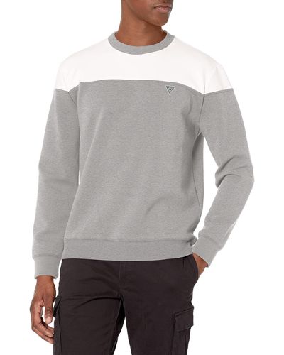 Guess Eco Danny Color-block Sweatshirt - Gray