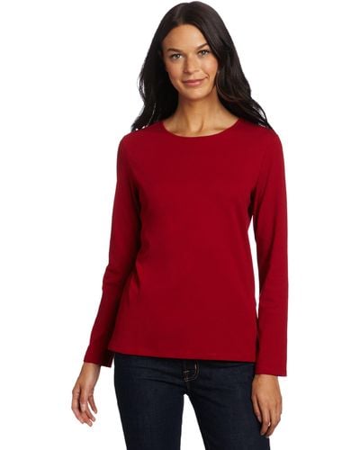 Pendleton Long Sleeve Go-to Tee - Red