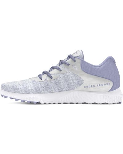 Under Armour Chaussures de golf Charged Breathe 2 Knit sans crampons pour femme, - Bleu