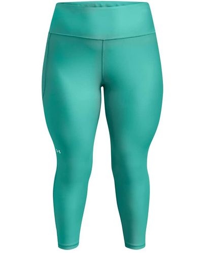 Under Armour Plus Size Heatgear High Waisted No Slip Ankle Leggings, in  Blue