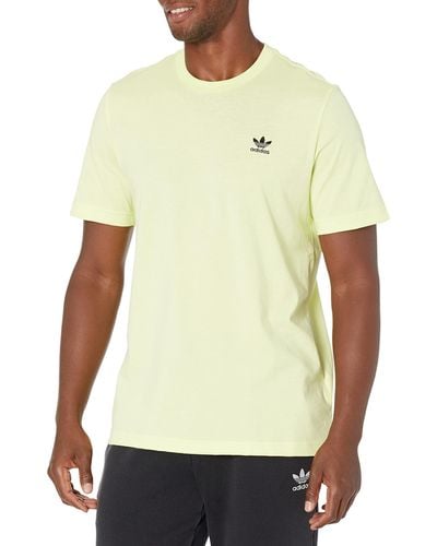 adidas Originals Mens Adicolor Essentials Trefoil Tee T Shirt - Yellow