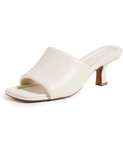 Vince S Ceil Slide Sandal Milk White Smooth Leather 8.5 M