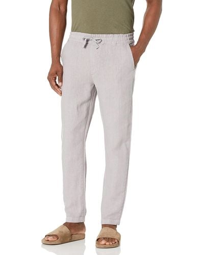 Joe's Jeans Elastic Waist Linen Pant - Gray