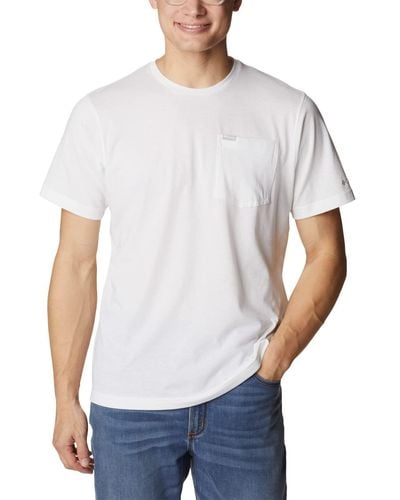 Columbia Thistletown Hills Pocket Tee T-Shirt - Weiß