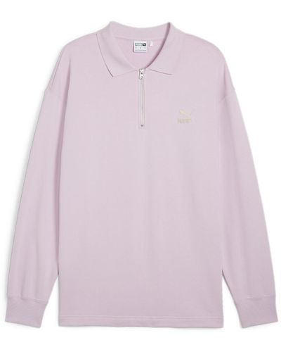 PUMA Better Classics Polo Sweatshirt - Purple