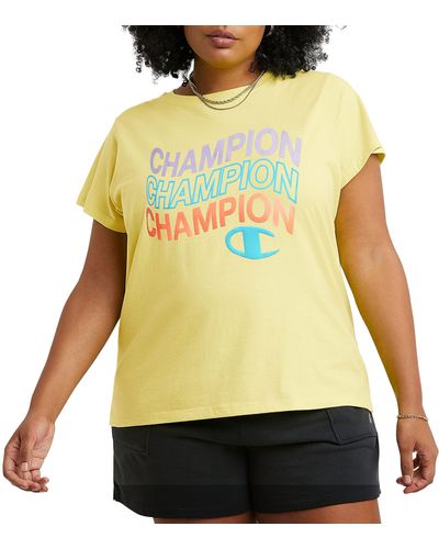 Champion T-shirt For - Yellow