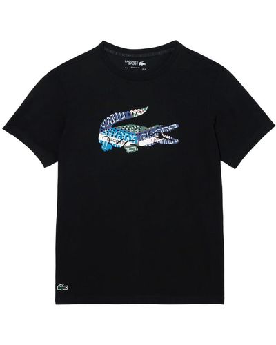 Lacoste Croc Tshirt - Black