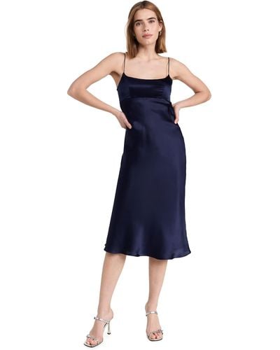 Amanda Uprichard Breeze Midi Dress - Blue
