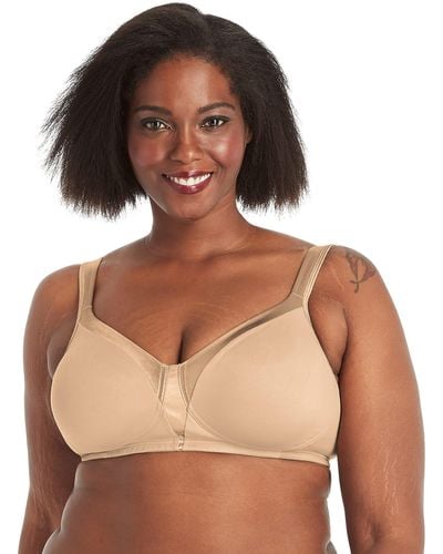 Playtex 18 Hour Silky Soft Smoothing Wireless Bra Us4803 Available With 2-pack Option - Brown