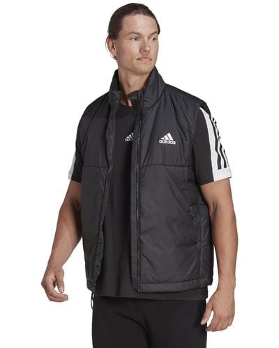 adidas Outdoor Bsc 3 Stripes Insulated Vest - Blue