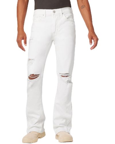 Hudson Jeans Walker Kick Flare - White
