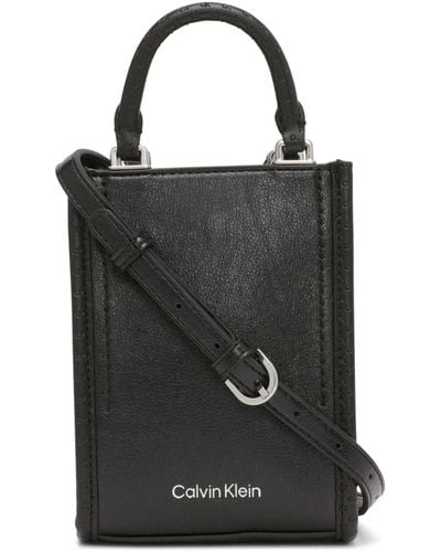 Calvin Klein Sophia Organizational Phone Crossbody - Black