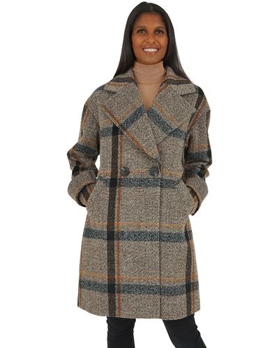 Brown Kensie Coats for Women | Lyst