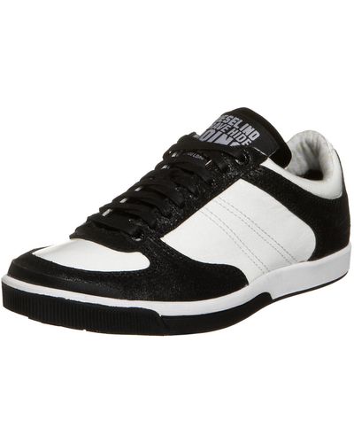 DIESEL Intensity Fashion Sneaker,black/white,9 M Us