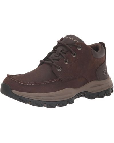 Brown Skechers Boots for Men | Lyst