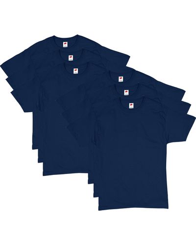 Hanes S Essentials T-shirt Pack - Blue
