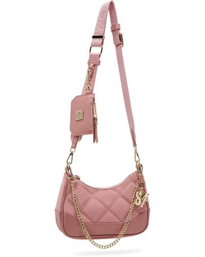 Steve Madden Bvital-n Pieced And Quilted Crossbody - Pink