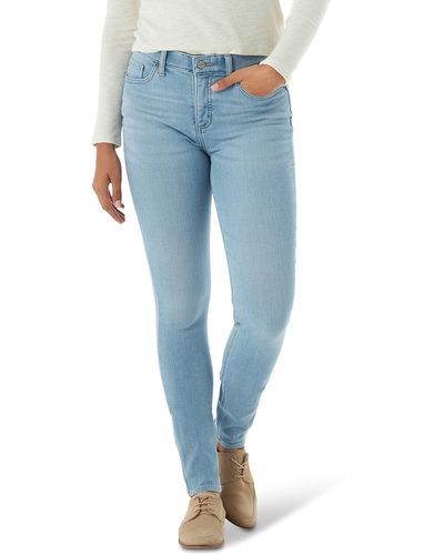 Lee Jeans Mens Ultra Lux Mid-rise Slim Fit Skinny jeans - Blau