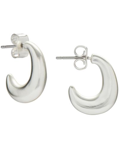 Lucky Brand Small Hoop Earring - Metallic