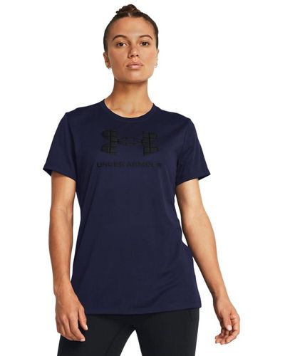 Under Armour Tech Big Logo Short Sleeve T Shirt - Blue