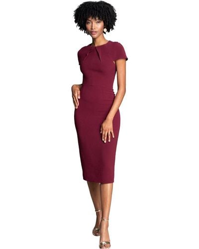 Dress the Population Lainey Crepe - Red