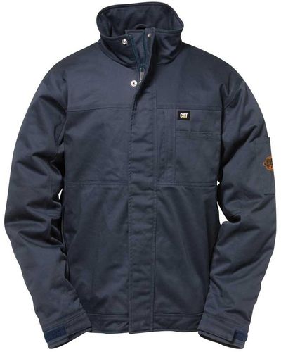 Caterpillar Flame Resistant Uninsulated Jacket - Blue