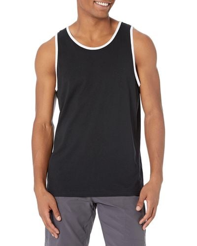 Amazon Essentials – Camiseta de tirantes de corte entallado para hombre - Negro