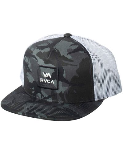 RVCA Adjustable Snapback Hat - Gray