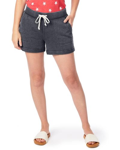 Alternative Apparel Womens Lounge Shorts - Blue