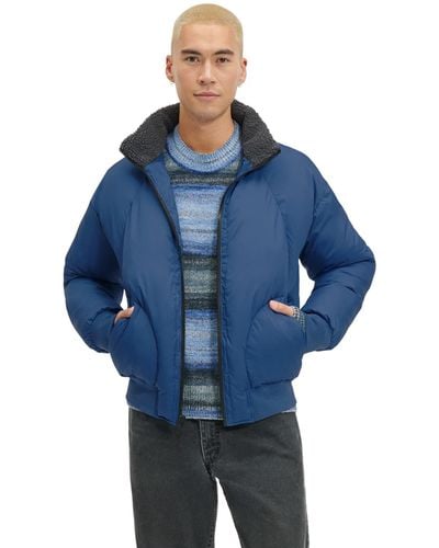 UGG ® Damion Sherpa Puffer Jacket Polyester - Blue