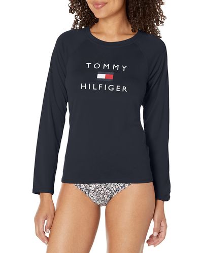 Tommy Hilfiger Standard Tankini Swimsuit Top - Blue