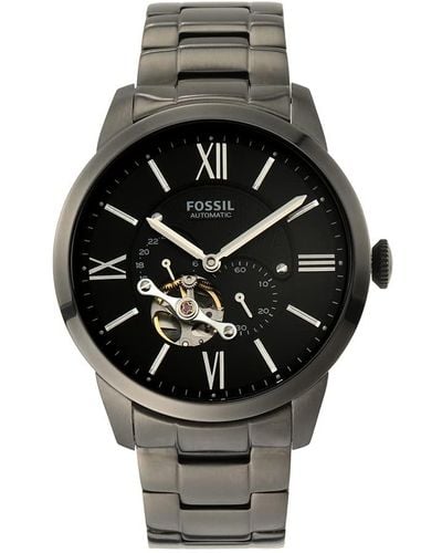 Fossil Townsman Automatic Stainless Steel Two-hand Skeleton Watch - Multicolor