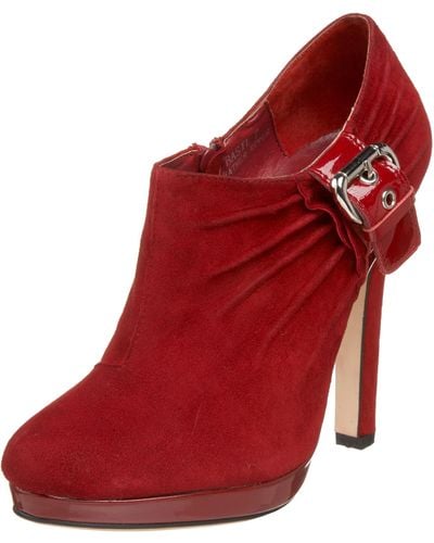 N.y.l.a. Basil Boot,red-suede,10 M Us