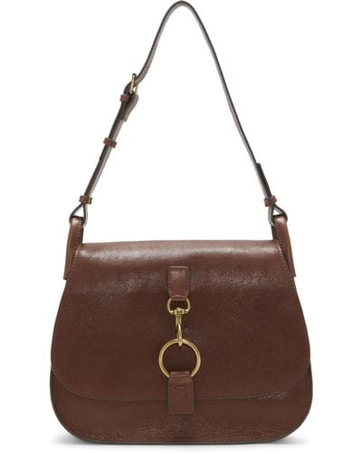 Lucky Brand Kate Leather Shoulder Bag - Brown