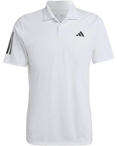 adidas Club 3-Stripes Tennis Polo Shirt - Weiß