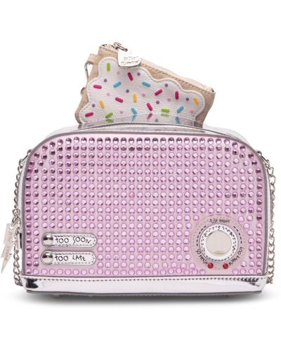 Betsey Johnson Let's Get Toasted Crossbody - Pink