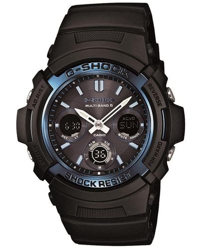 G-Shock Awg-m100a-1acr G-shock Awgm100a-1a Tough Solar Black Resin Sport Watch