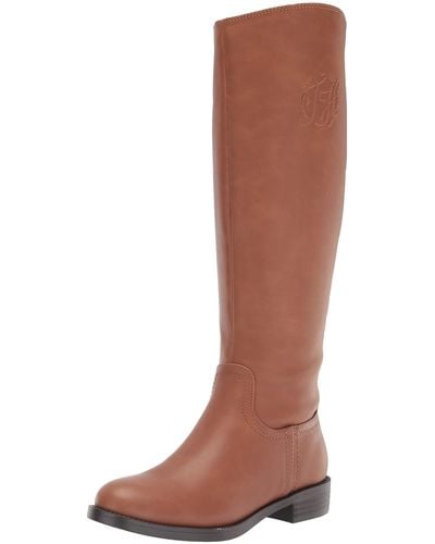 Tommy Hilfiger Rydings Equestrian Boot - Brown