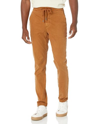 PAIGE Fraser Stretch Twill Cuffed Trouser Pant - Orange